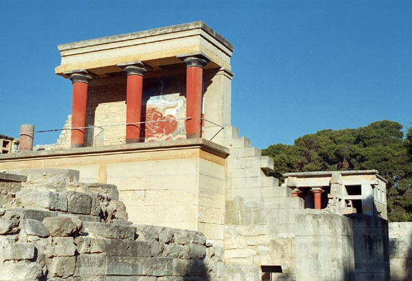 Knossoský palác na Krétě